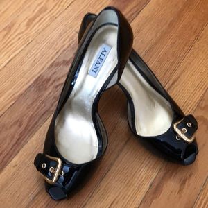 Alfani Patent Leather Open Toe Heels